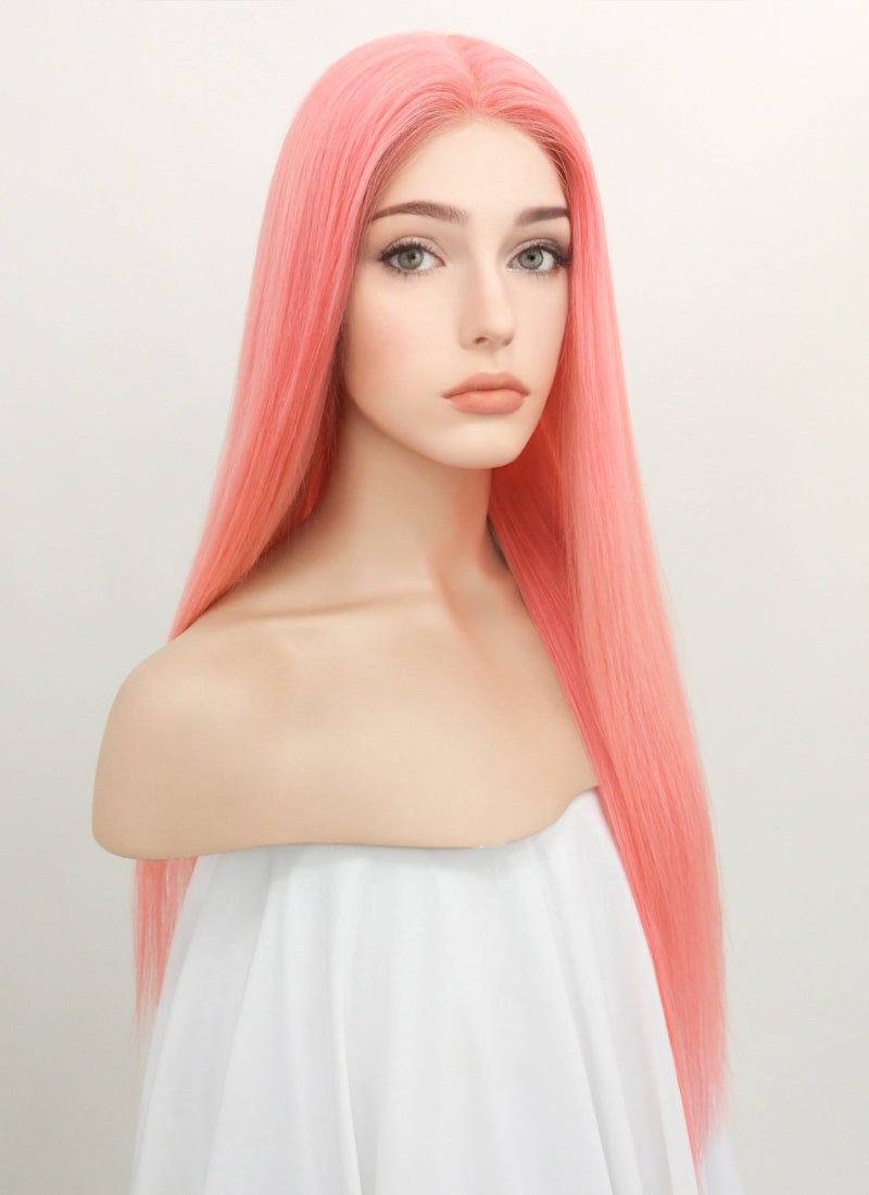 22" Long Straight Lace Front Remy Natural Hair Wig - wifhair