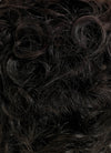 8" Short Curly Off Black Pixie Lace Front Remy Natural Hair Wig HP012