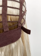 Brunette Straight Mono Top Kanekalon Lace Wig MN025