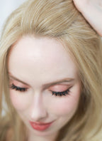 Mixed Blonde Straight Mono Top Lace Synthetic Wig MN006