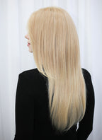 Blonde Straight Mono Top Lace Synthetic Wig MN010