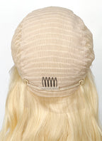 11" Short Wavy Natural Black Lace Front Natural Hair Wig HHA009