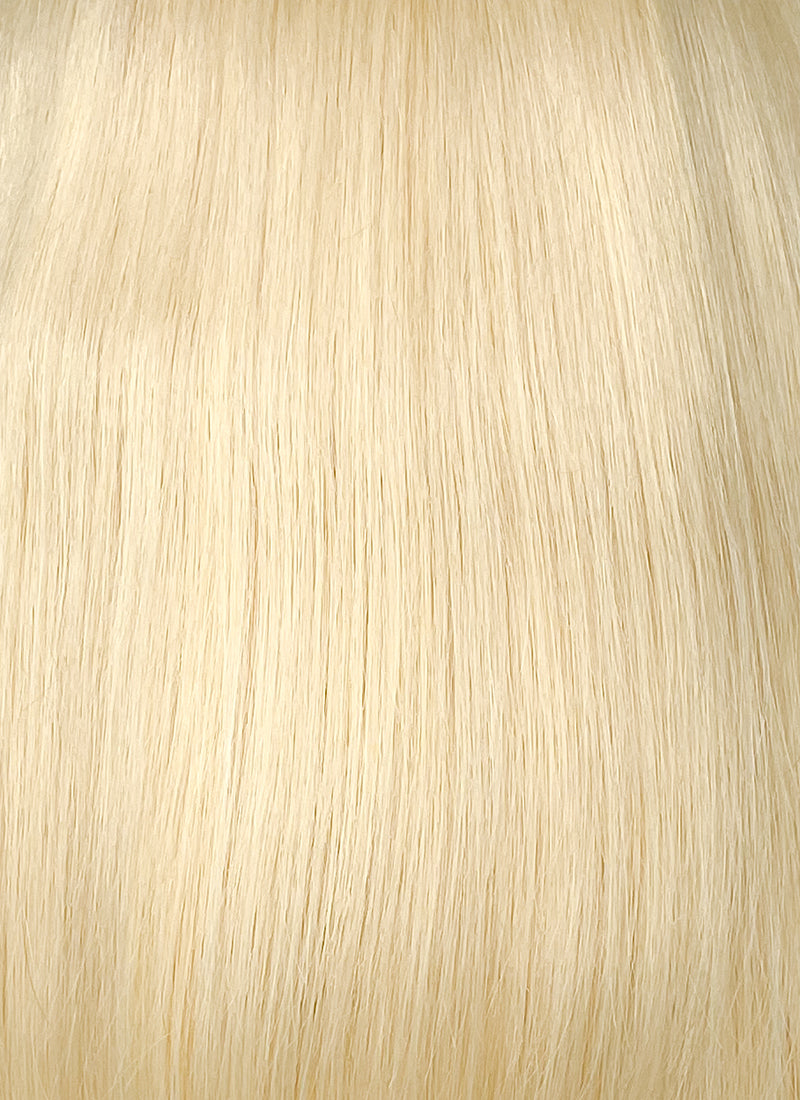 14" Medium Straight Blonde Lace Front Remy Natural Hair Wig HH169