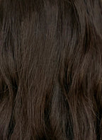 11" Short Wavy Natural Black Lace Front Natural Hair Wig HHA009