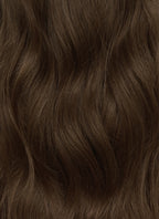24" Long Wavy Brown Lace Front Natural Hair Wig HHA011