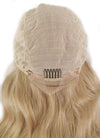 16" Long Wavy Dirty Blonde Lace Front Remy Natural Hair Wig HH108