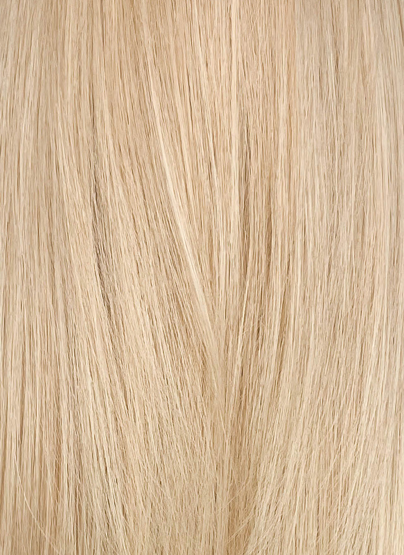 Blonde Straight Mono Top Lace Synthetic Wig MN010