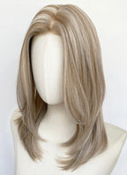 Mixed Blonde Straight Mono Top Kanekalon Lace Wig MN027