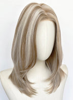 Mixed Blonde Straight Mono Top Kanekalon Lace Wig MN027