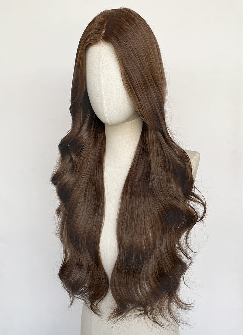 Brown Wavy Mono Top Kanekalon Lace Wig | WIFHair – wifhair