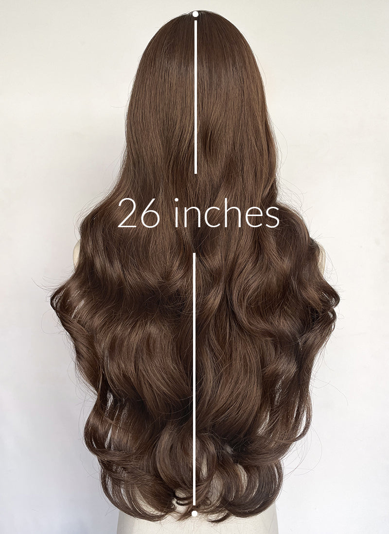 Brown Wavy Mono Top Kanekalon Lace Wig | WIFHair – wifhair