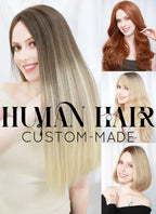 13*4 Lace Front Human Hair Custom-made