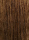 24" Long Straight Chestnut Brown With Dark Roots Lace Front Remy Natural Hair Wig HH136 - wifhair
