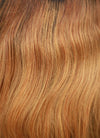 16" Long Wavy Blonde With Dark Roots Full Lace Remy Natural Hair Wig HH141 - wifhair
