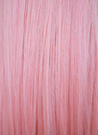 14" Medium Straight Rose Pink Lace Front Remy Natural Hair Wig HH180 - wifhair