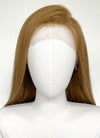 22" Long Straight Brown Lace Front Remy Natural Hair Wig HH199