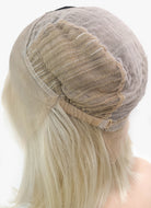 12" Medium Straight Classic Bob Ash Blonde Lace Front Brazilian Natural Hair Wig HH151 - wifhair
