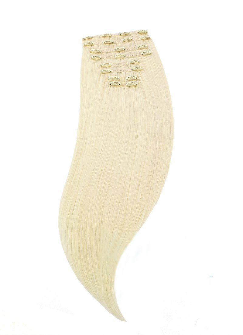 120g / 160g / 220g Full Head Set Clip-In Natural Hair Extensions - wifhair