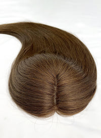 6" x 6.5" Silk Top With Weft Base Straight Virgin Hair Women Topper HT011