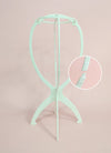 Collapsible White Plastic Wig Stand - wifhair